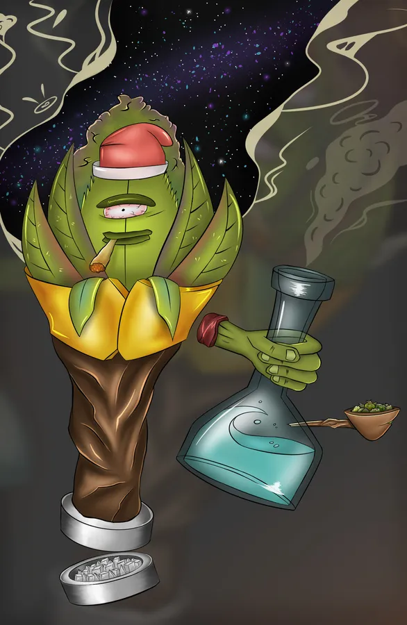 Cartoon Weed