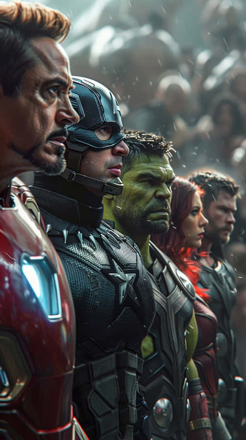 Avengers versammeln sich im Regen