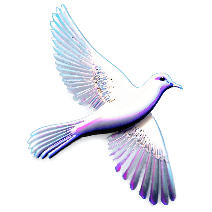 Glittering Doves Effect PNG 05252024