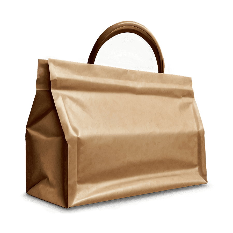 Brown Bag Flat Design PNG vkn33