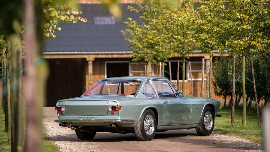 Vintage Maserati Mexico im Freien geparkt