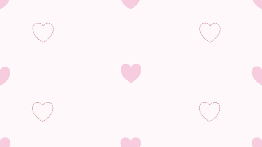 Pink Herzen Muster Hintergrund