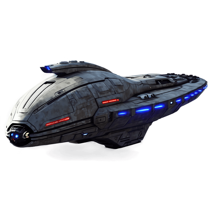 Space Ship in Sci-Fi Movie PNG ohu
