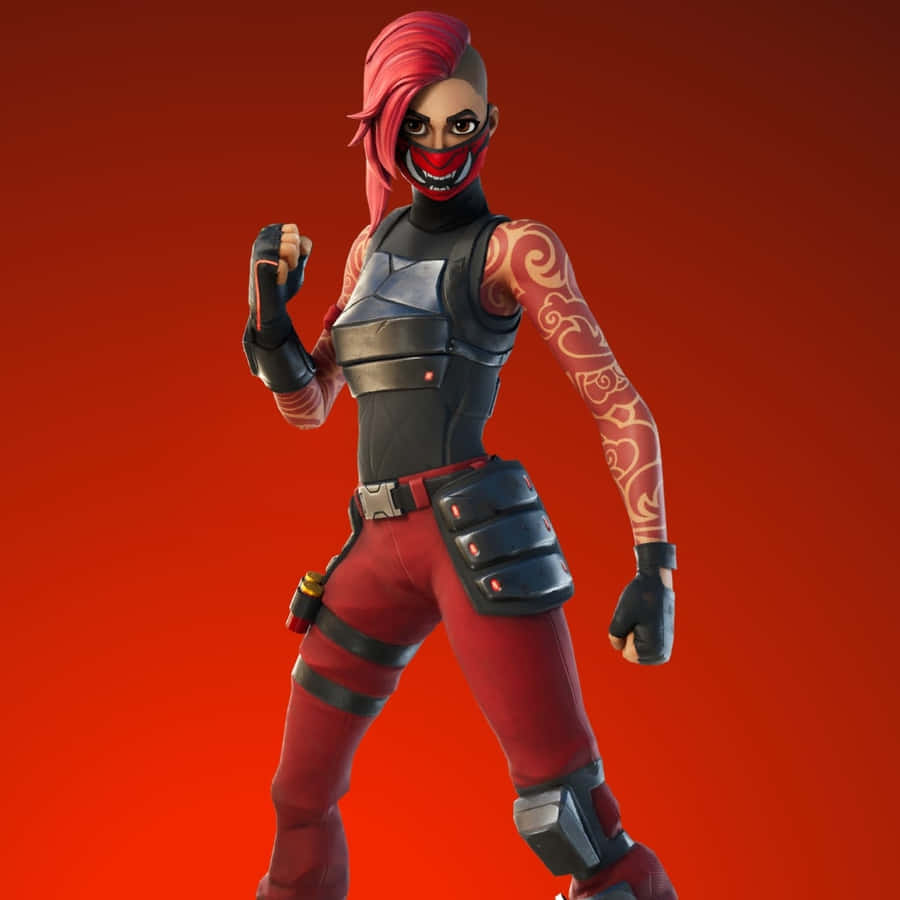 Manic Skin Posing Red Aesthetic