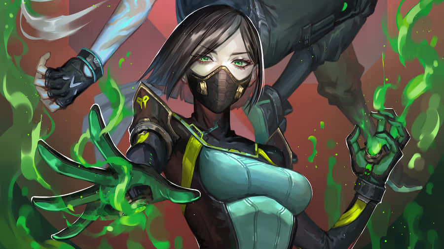 Toxischer Agent Viper Kunstwerk