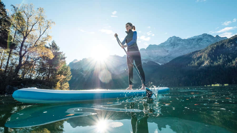 Paddleboarding1920 x 1080 Hintergrundbild