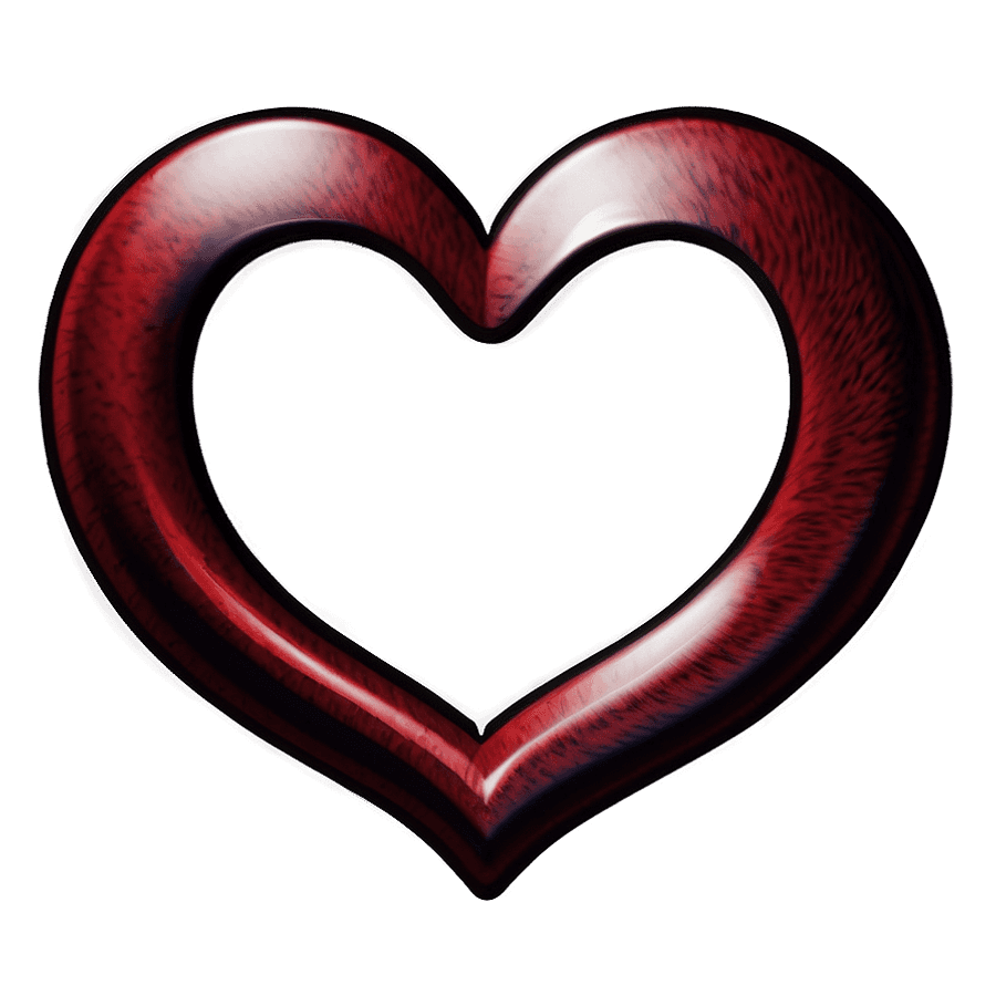 Open Heart Sketch PNG wsc35