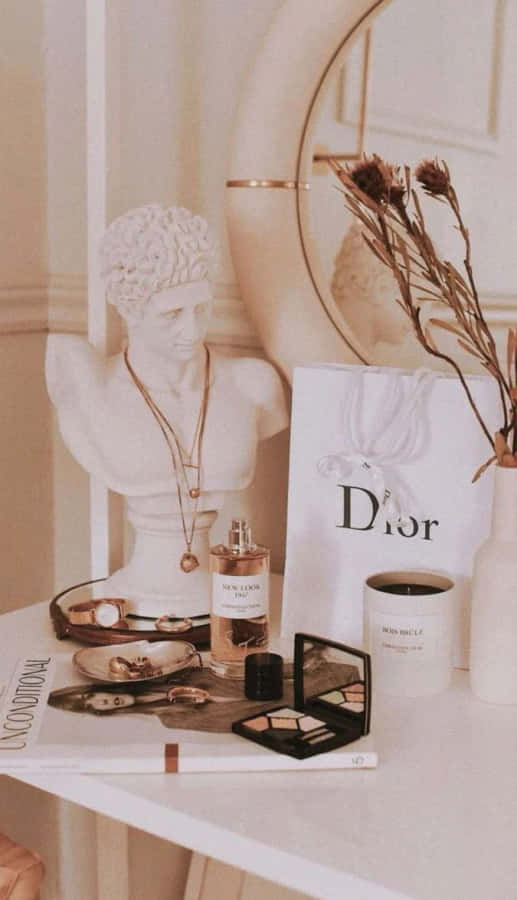 Elegante Schminktisch-Dekoration