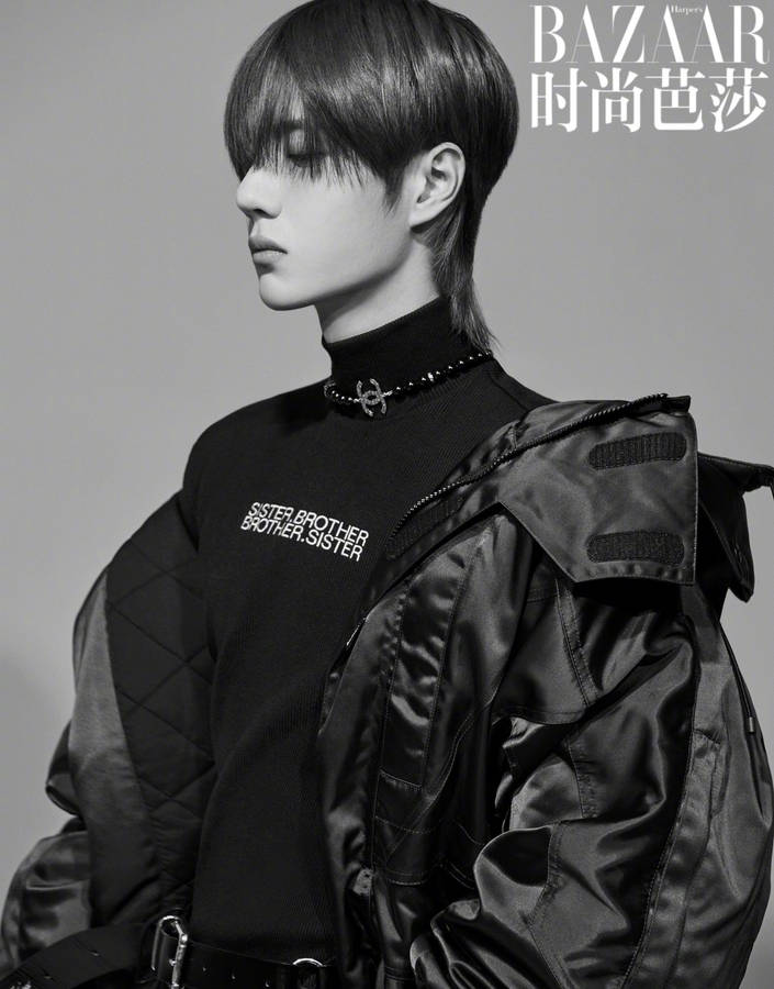 Download Uniq Wang Yibo Bazaar Cover Wallpaper | Wallpapers.com