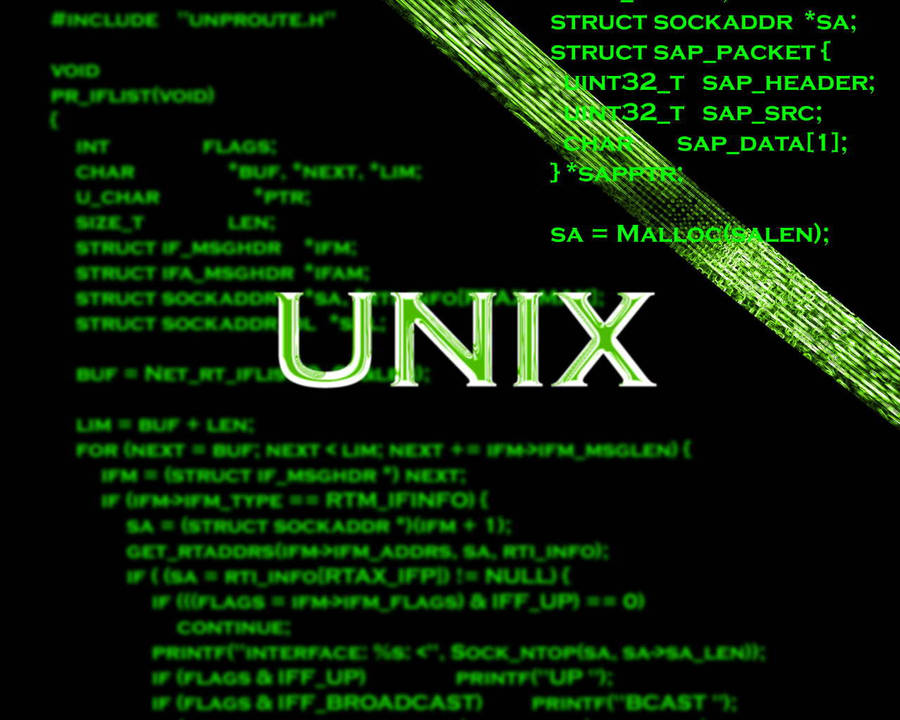 Unix Datamaskin Koding Program