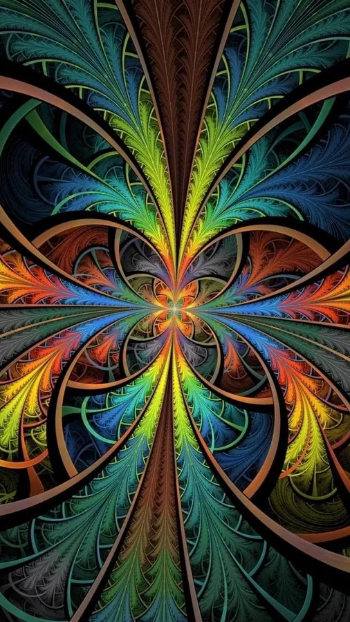 Psychedelic IPhone Art Deco Patterns