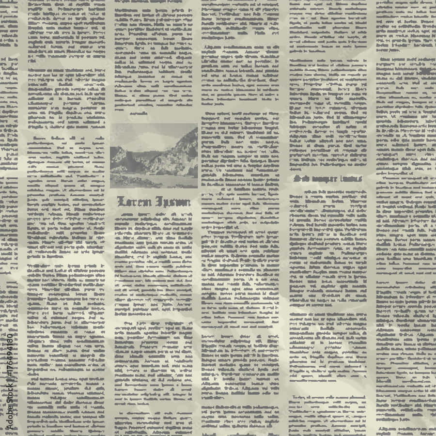 eineZeitungsseite mit einem Bild von einem Mann