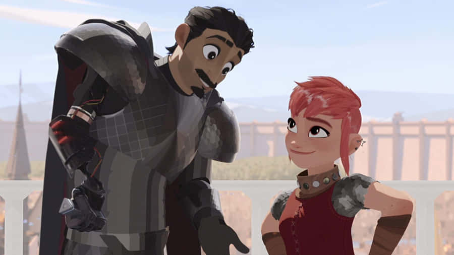 Nimona und Ritter Animierte Charaktere