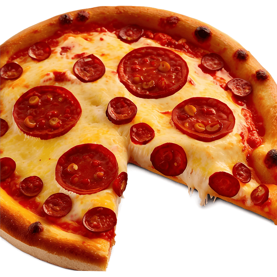 Pepperoni Pizza Hot PNG wdv