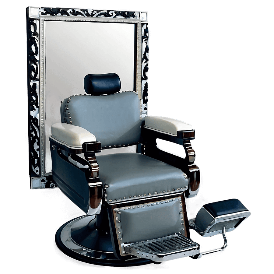 Stylish Barber Chair PNG 79