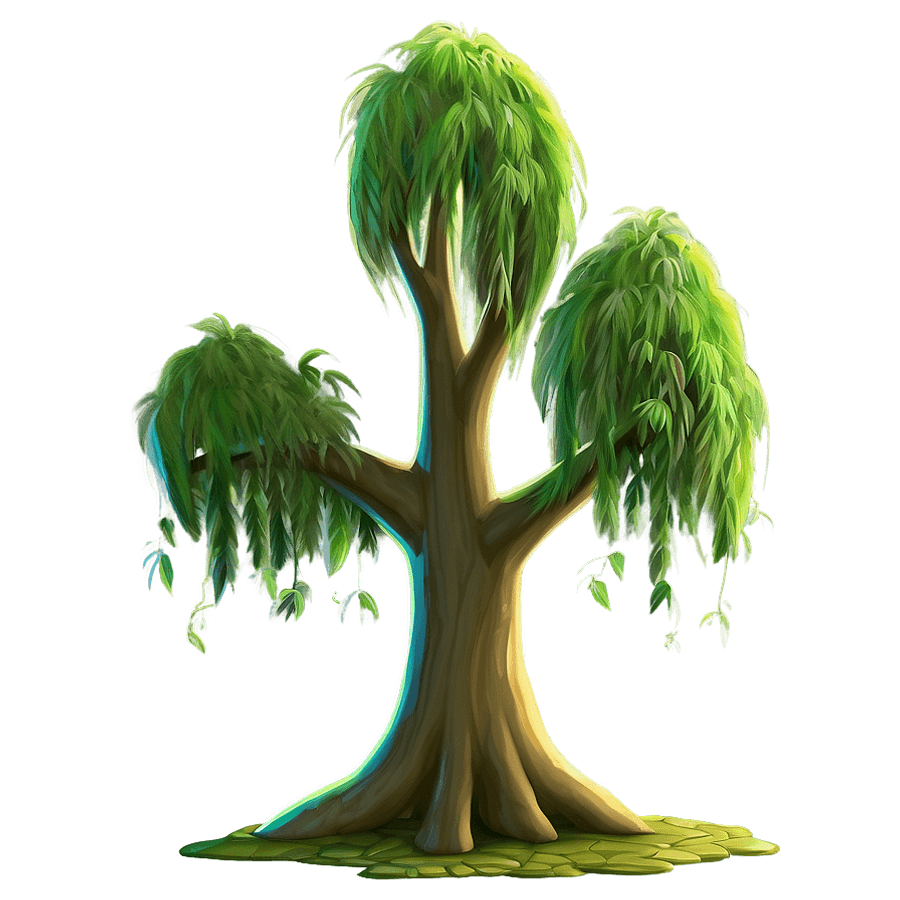 Cartoon Willow PNG 06282024