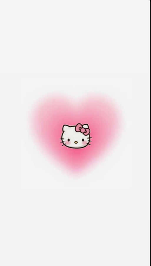 Hello Kitty Pink Hjerte Aura