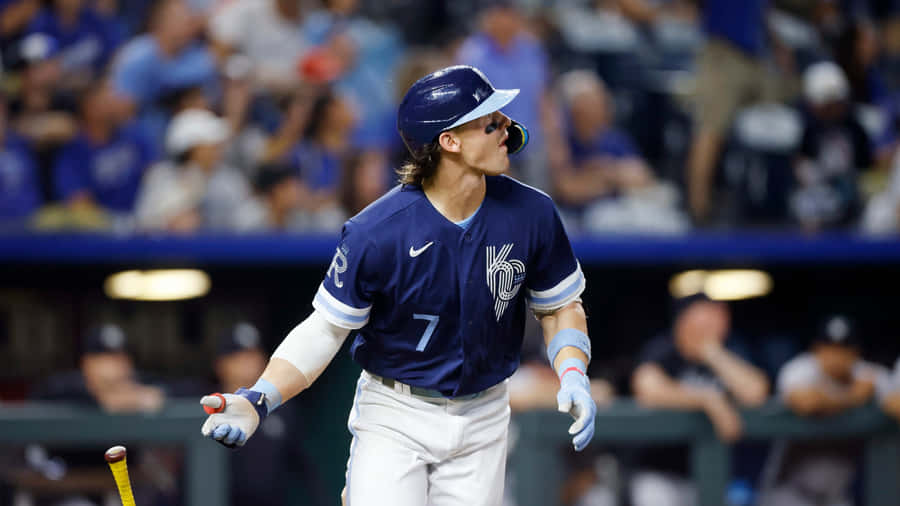 Bobby Witt Jr. Schlagaktion Kansas City Royals