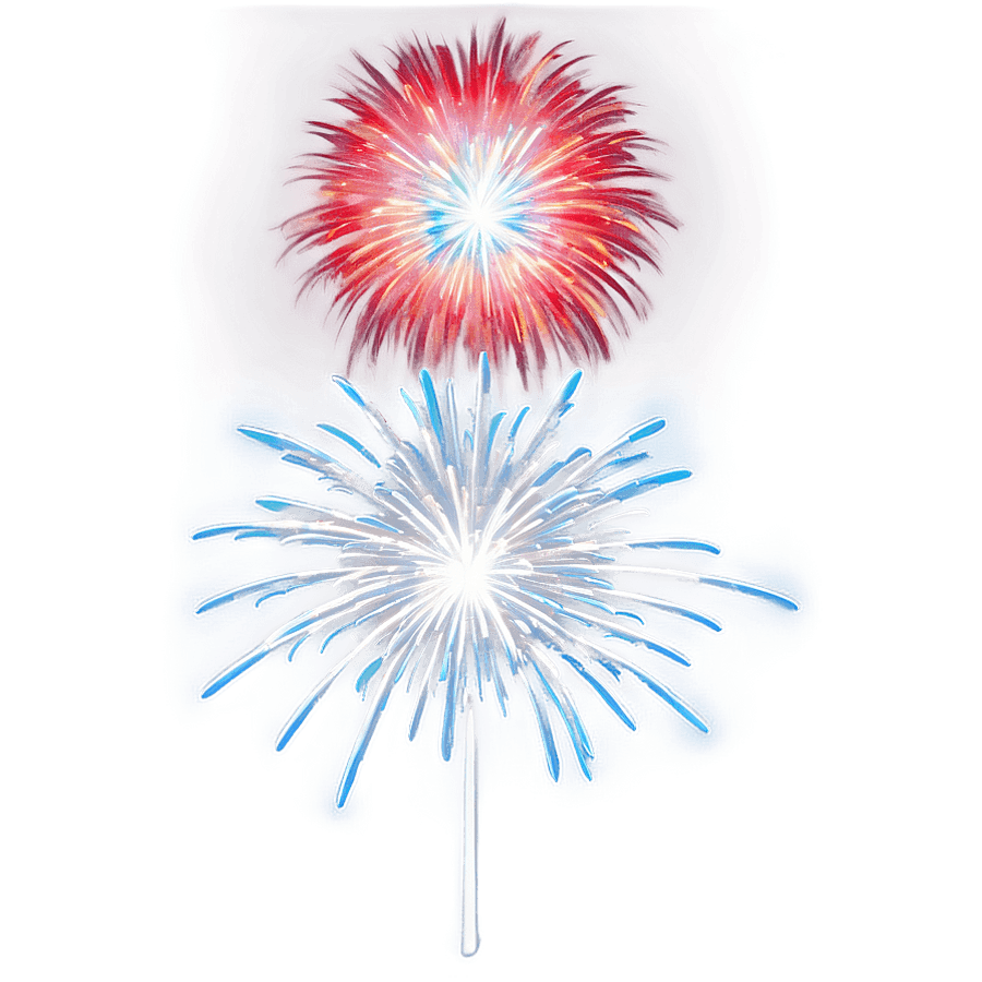 Firework Reflection Water PNG rwe