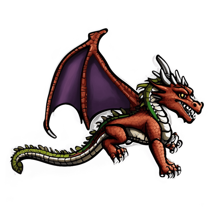 Medieval Dragon Clipart PNG oxb40