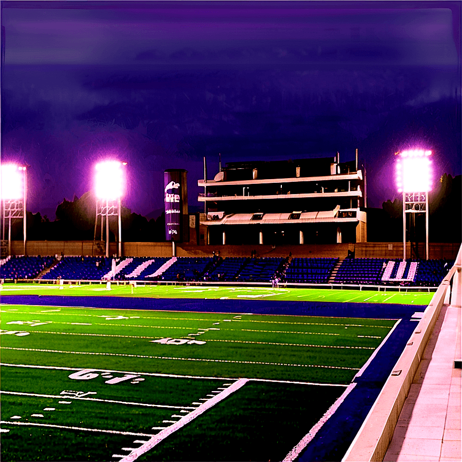 TCU Stadium Night View PNG nlj91