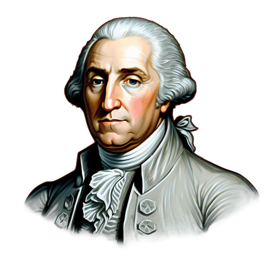 Founding Father George Washington PNG aek99