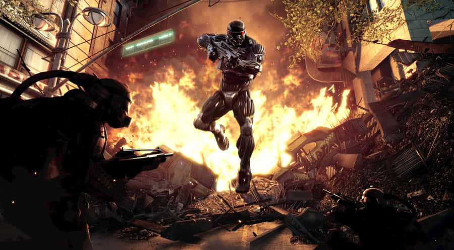 Crysis Nanosuit Soldat Aktion