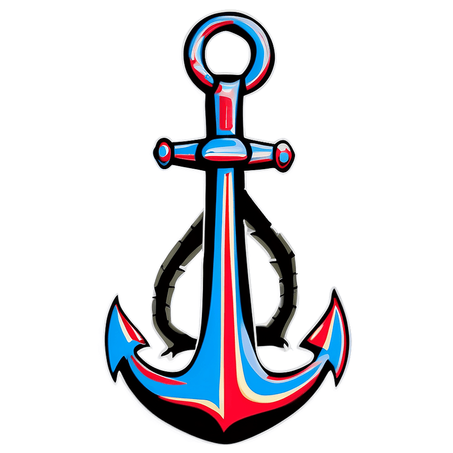 Tribal Anchor Tattoo PNG nov