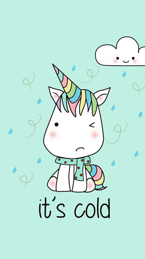 KawaiiEinhorn 1060 x 1884 Hintergrundbild