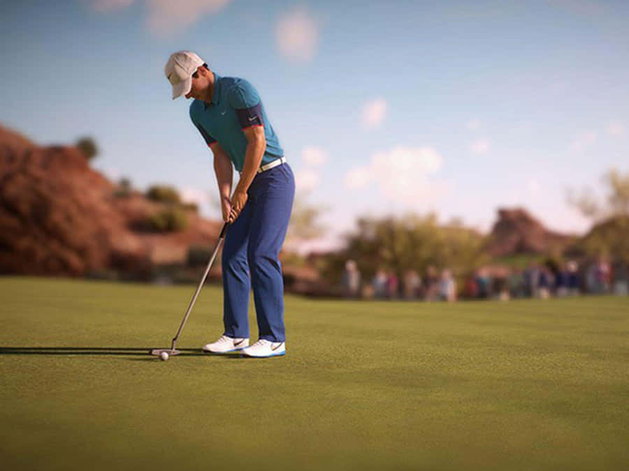 RoryMcilroy score en vindende sving.