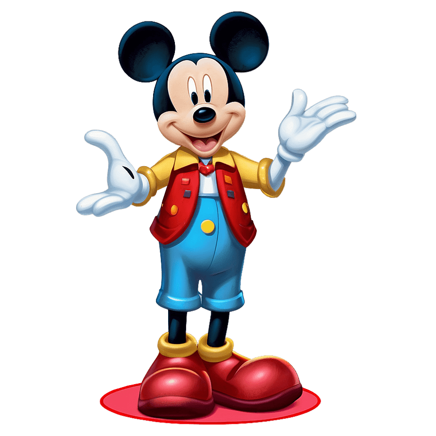 Classic Mickey Mouse Clubhouse Outfit PNG twr33
