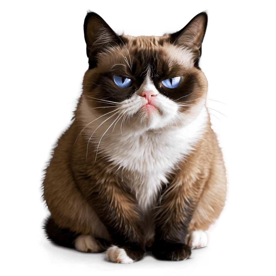 Grumpy Cat Character PNG 94