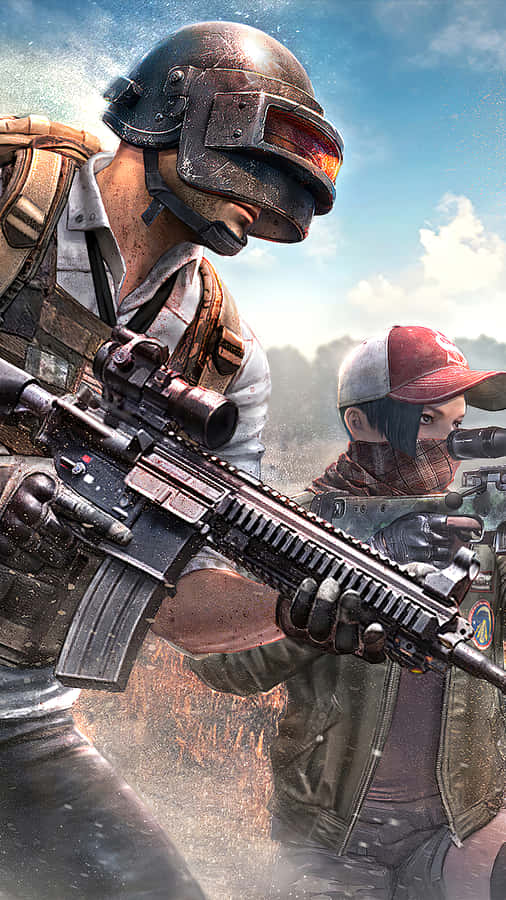 Papelde parede de armas do Pubg 2160 x 3840.