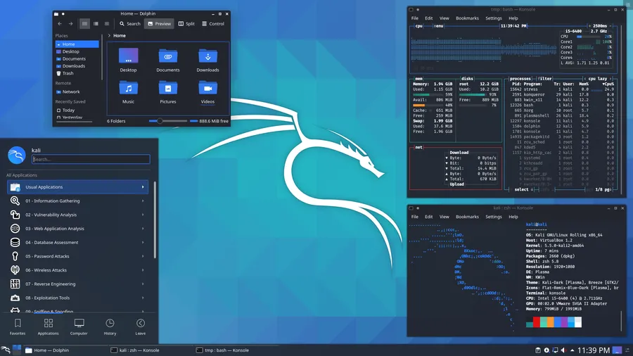 Kali Linux pictures