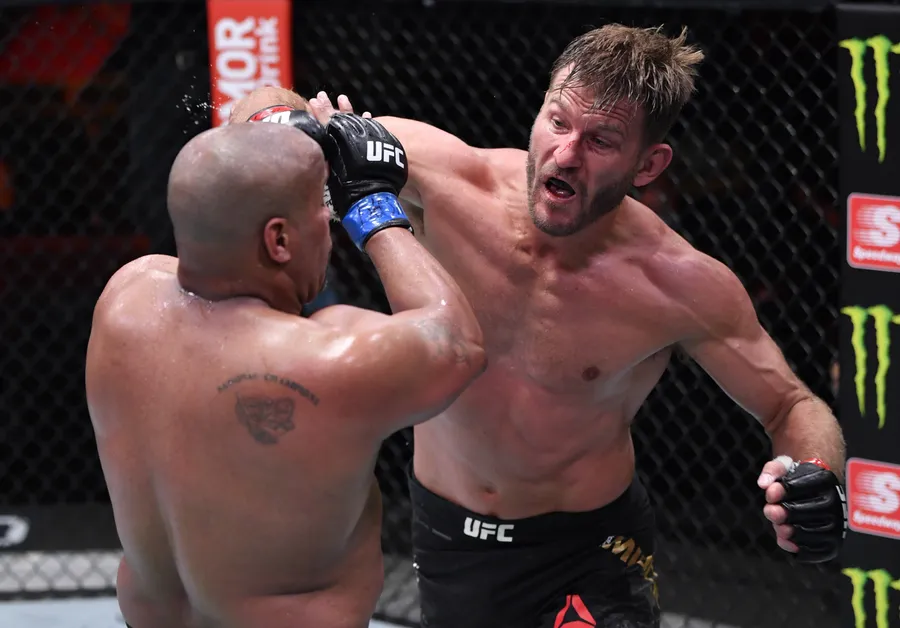 Stipe Miocic Mid-Attack