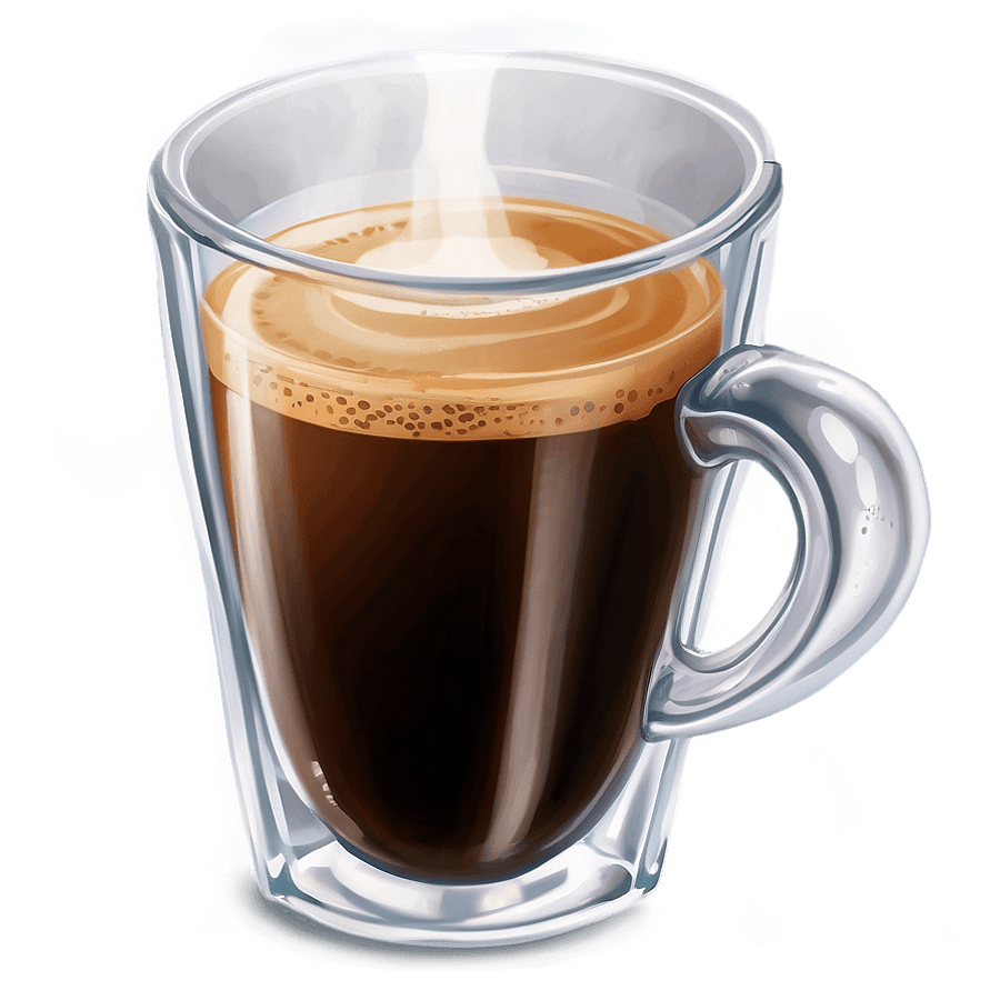 Freshly Brewed Espresso PNG rwk