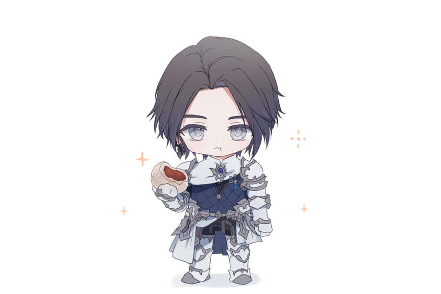 Chibi Paladino com Lanche