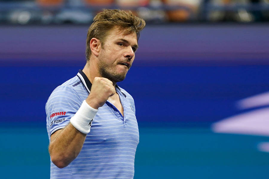 Stan Wawrinka Satisfied Fist Pump