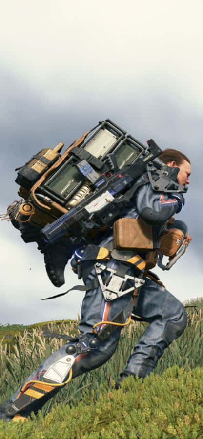 Udforskden post-apokalyptiske verden i Death Stranding på din Iphone XS.