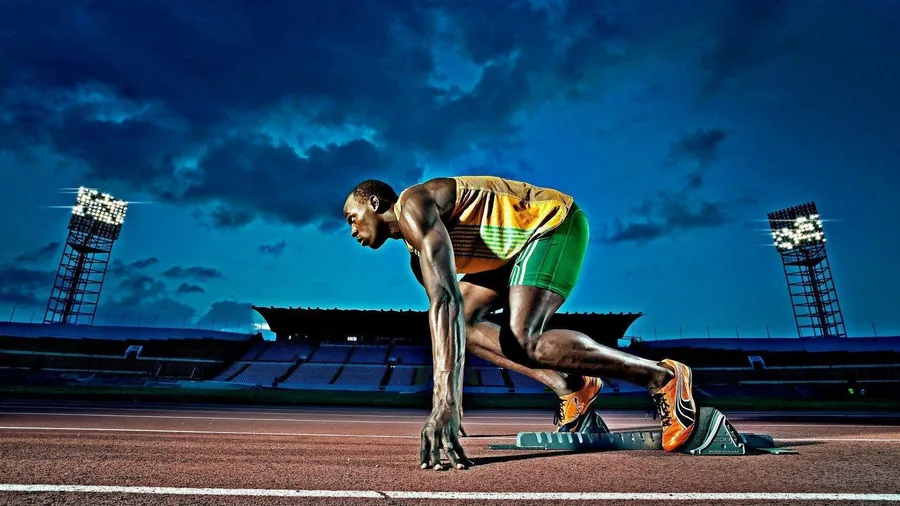 Athletic background