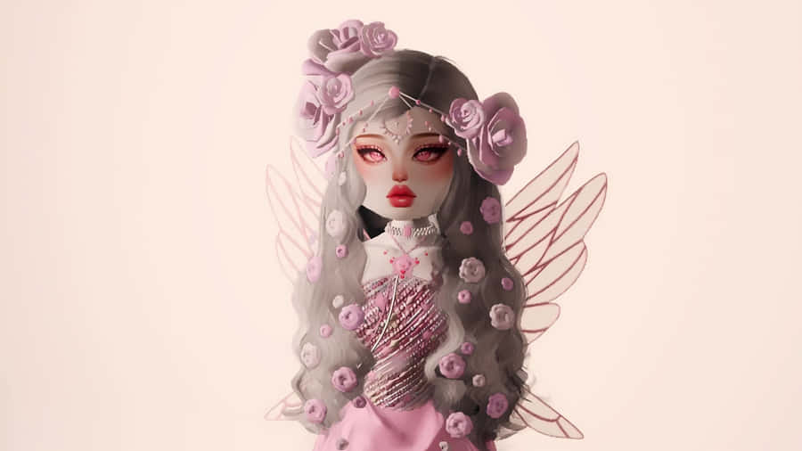 Fantasy Pink Kleid Stil