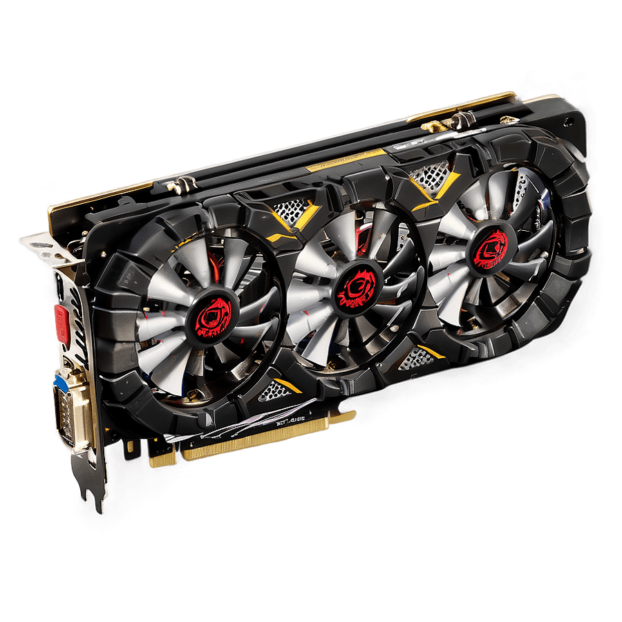 Overclocked Graphics Card PNG raw40