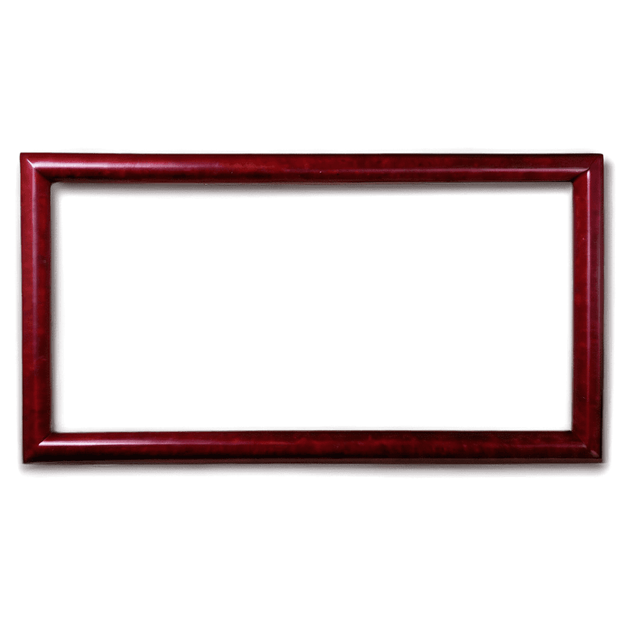 Simple Red Frame PNG ekf