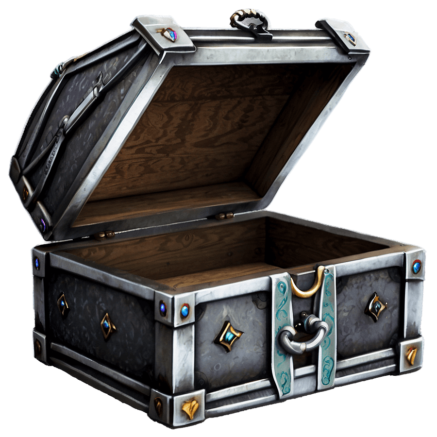 Silver Chest PNG kga82