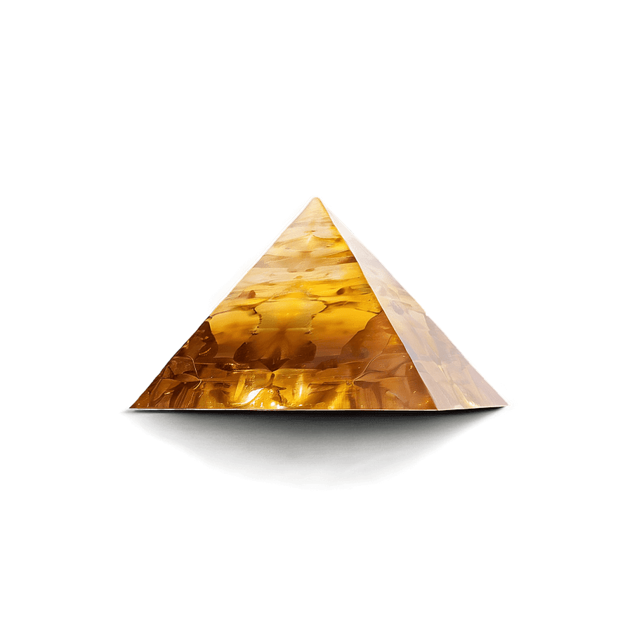 Citrine Pyramid PNG klv