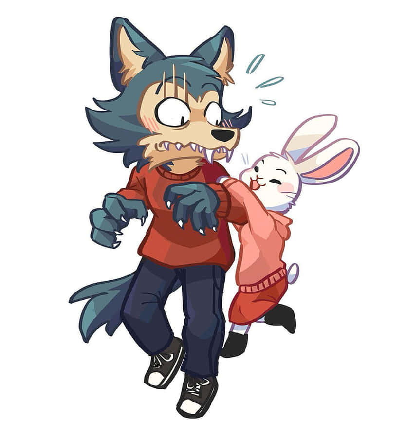 Beastars Legoshi und Haru Cartoon