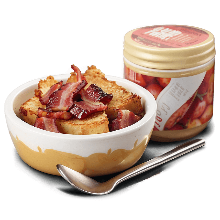 French Toast with Bacon Crumble PNG 34