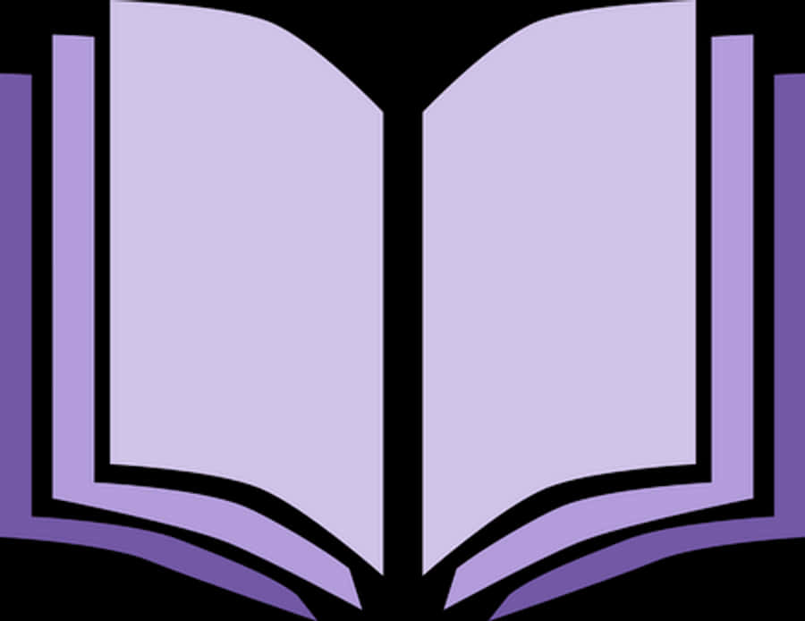 Open Book Icon Purple