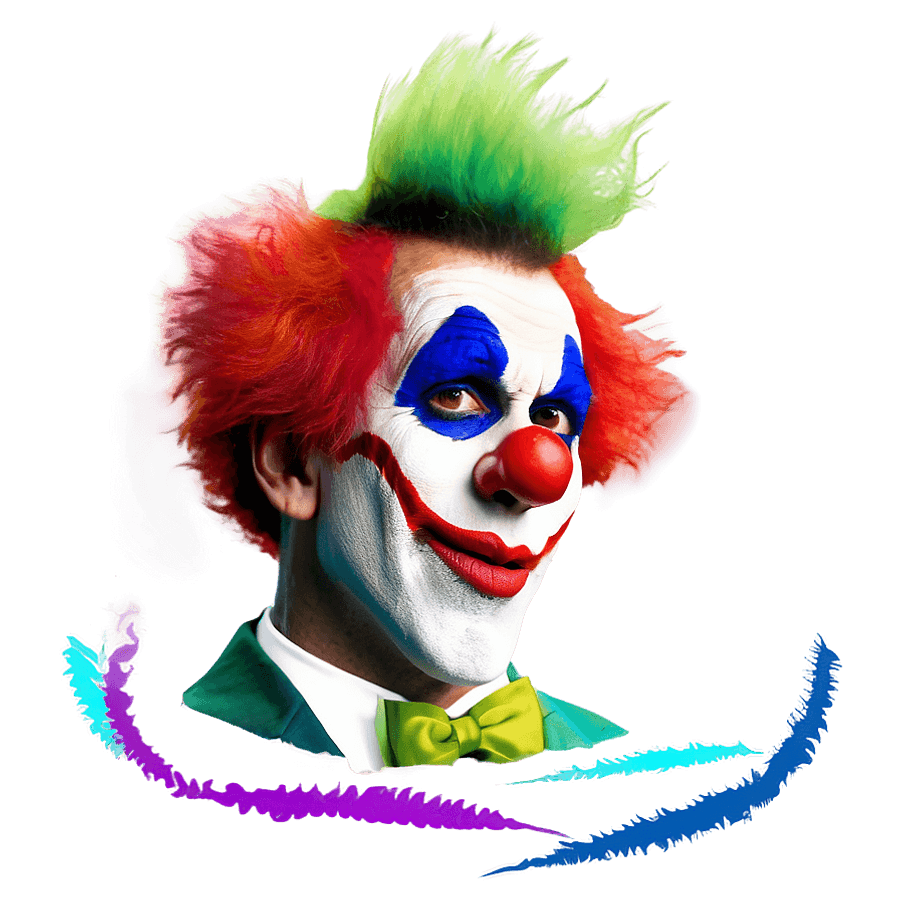 Wild Clown Hair PNG 05262024