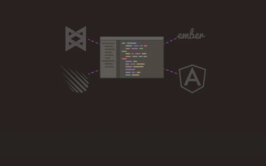 Java Script Frameworks Connectedto Code Editor